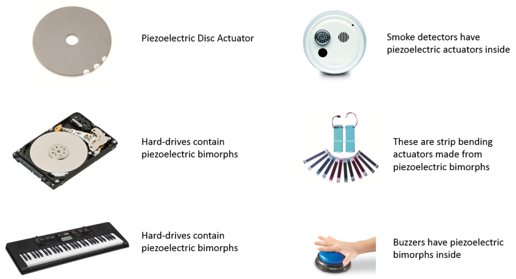 Piezoelectric Bimorph Applications of Piezoelectric Bimorph