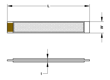 Piezo strip diagram