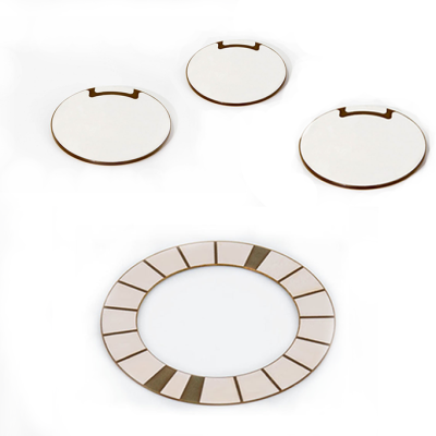 Piezo discs and piezo rings