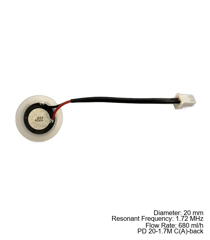 20mm 1.7MHz Ultrasonic Atomizer