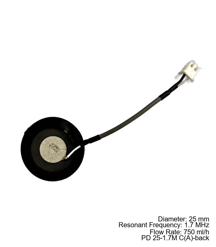 25mm 1.7MHz Ultrasonic Atomizer