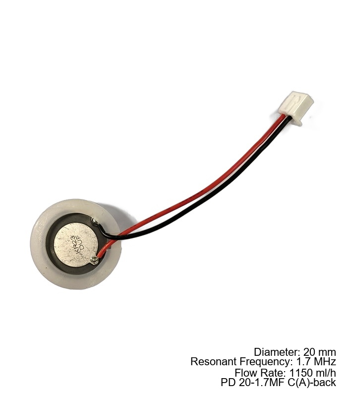20mm 1.7MHz Focused Ultrasonic Atomizer